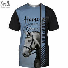 Plstar cosmos belo cavalo nova moda masculina/feminina camiseta 3d impressão projetado elegante verão animal camiseta marca topos estilo-8 2024 - compre barato
