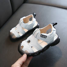 Kids Summer 2020 Toddler Little Boys Baotou Sandals For Children Baby Soft Bottom Boys Beach Sandals New 1 2 3 4 5 6 7 Years old 2024 - buy cheap