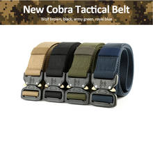 Cinturón táctico de combate para hombres, equipo militar de 125cm, hebilla de nailon resistente, para soldado de EE. UU. 2024 - compra barato