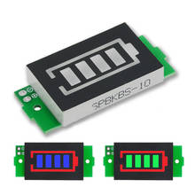 1/2/3/4/5/6/7/8s módulo indicador de capacidade da bateria de lítio display verde azul testador de energia da bateria do veículo elétrico 3.7v li-ion 2024 - compre barato