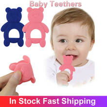 Baby Teether Toys Toddle Safe Teething Ring Silicone Chew Care Toothbrush Nursing Gift For Infant For Newborns Baby Toys 2024 - buy cheap