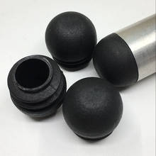 Plastic hole Insert Plugs 25mm Round Steel Pipe Tube Blanking End Caps decor dust cover for chair table Furniture Leg protection 2024 - buy cheap