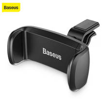 Baseus Universal Car Phone holder for iPhone X Samsung S9 mobile phone holder 360 rotation Air Vent Mount Holder phone Stand 2024 - buy cheap