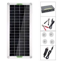 Panel Solar policristalino de 30W para exteriores, Panel Solar Flexible para Camping, coche, viaje, accesorio de energía de emergencia para exteriores 2024 - compra barato