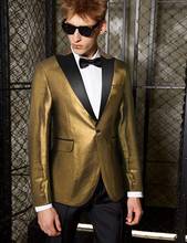 Traje de moda para hombre, chaqueta de traje, Blazer para bodas, fiesta de graduación, cena, esmoquin, chaqueta de una pieza para escenario, disfraz brillante 2024 - compra barato