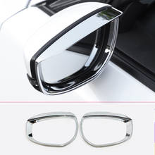 For Mazda CX-30 accessories 2020 2021 ABS Chrome Car Side Door rearview mirror rain eyebrow Cover Trim Sticker car styling 2pcs 2024 - buy cheap