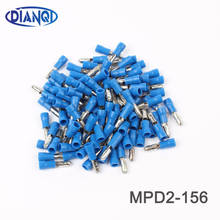 MPD2-156 Bullet Shaped Male Pre-insulating Joint Cold pressed terminals/Cable Connector/Wire Connector 1000PCS/Pack 2024 - buy cheap