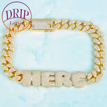 Drip Letter Cuban Link Custom Name Necklace for Men Hip Hop Rock Street Fashion Jewelry Charms for Jewelry Making 2022 Trend 2024 - buy cheap