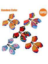 Juguete mágico de mariposa voladora para niños, regalo de cumpleaños, nuevo y único, 15 piezas de colores aleatorios 2024 - compra barato
