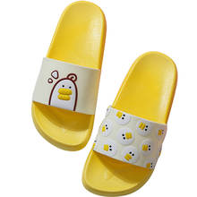 Cartoon Slides Summer Women Soft Sole Home Slippers Outdoor Beach Open Toe Flat Flip Flops Sandals Cute Duck Couple Unisex Shoes 2024 - buy cheap