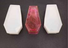Lanugo molde de silicone transparente, artesanato decorativo da resina caixão de armazenamento diy moldes de resina epóxi para jóias 2024 - compre barato