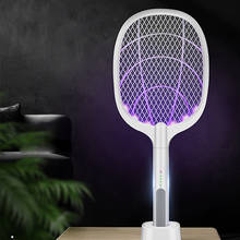 3000V Electric Mosquito Killer With UV Lamp USB 1200mAh Rechargeable Bug Zapper Summer Fly Swatter Trap Home Bug Insect Racket 2024 - buy cheap