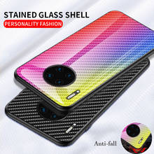 Funda de fibra de carbono para Huawei Mate 20, 5G, 30 Pro, 9X, 20 Pro, Play 3, V20, 8S, silicona suave 2024 - compra barato