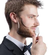 Men Beard Mustache Comb Beard Shaping Comb for Man Gentleman Facial Hair Styling Template Stencil Moustache Comb Beard Care 2024 - buy cheap