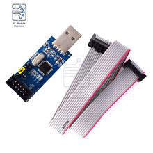 Programador USBASP USBISP AVR, Cable de 10 pines, USB ISP, ASP, ATMEGA8, ATMEGA128, ATtiny CAN, PWM, compatible con Win7, 64K, 64, 64 bits 2024 - compra barato