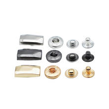 10Sets Zinc Alloy Square Snap Button Press Pointed Toe Sewing Button Push Button Buckle Sewing Craft Leather Clothes Sewing bags 2024 - compra barato