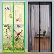Hands-free Magnetic Mosquito net door screen mesh Automatic Closing Anti Mosquito Insect Fly Bug door curtain net Custom Size 2024 - buy cheap