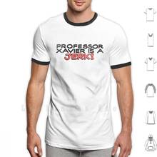 Professor xavier é um idiota t camisa diy algodão tamanho grande 6xl comics x masculino kitty pryde professor x professor xavier chris claremont 2024 - compre barato