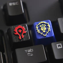 Tapa de tecla de aleación de aluminio de Zinc WOW, tapa de tecla de Teclado mecánico para world of warcraft Dota 2 R4, relieve estereoscópico de altura, 1 ud. 2024 - compra barato