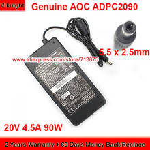 Fuente de alimentación genuina ADPC2090, 90W, 20V, 4.5A, adaptador de CA para Viewsonic XG2703-GS, AG322QCX 2024 - compra barato
