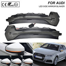 2X Smoke flash LED Dynamic Mirror Blinker Light Turn Signal Lamp For Audi A3 8V 2013-2018 2024 - buy cheap