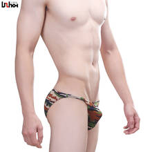 Sexy Men Underwear Modal Briefs Shorts Man Camouflage Breathable Low Rise U Convex Pouch Underpants Cuecas calzoncillos M-XXL 2024 - buy cheap
