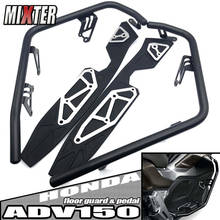 Juego de parachoques para el suelo, cubierta protectora del marco del motor, barra de choque, reposapiés del Pedal, para HONDA ADV150, ADV-150, 2019, 2020, 2021 2024 - compra barato