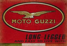 Vintage Garage Moto Guzzi Italian Motorcycle Retro Metal Tin Sign Poster Home Garage Plate Cafe Pub Motel Art Wall Decor 2024 - buy cheap