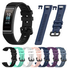 Correa de silicona para Huawei Band 4 Pro TER-B29S, pulsera de reloj para Huawei Band 3 Pro TER-B29/Band 3, correa de TER-B09 2024 - compra barato