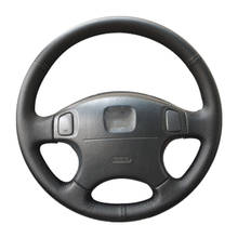 Cubierta de cuero genuino para volante de coche, protector para Honda CRV CR-V Accord 6 Odyssey 1998-2001Prelude, bricolaje 2024 - compra barato
