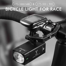 GACIRON Smart Bicycle Frontlight Bike Race Light Flashlight With Mount Holder IPX6 USB Remote Switch MTB Road Riding LED Lamp 2024 - buy cheap