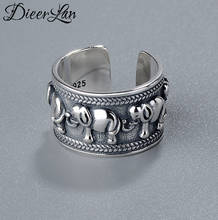 New Big Elephant Rings for Women Lady Punk Vintage Open Antique Rings Silver Jewelry Anillos 2024 - buy cheap