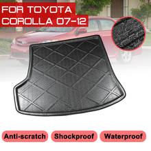 Alfombrilla para maletero trasero de coche, esteras impermeables para el suelo, bandeja antibarro, revestimiento de carga, para Toyota Corolla 2007, 2008, 2009, 2010, 2011, 2012 2024 - compra barato