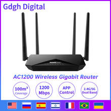 TOTOLINK A3002R Wireless Dual Band Gigabit Router Wifi 4*4 Omni-Directional Antennas AC1200 WiFi Repeater Support IPv6 2024 - buy cheap