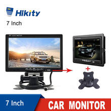 Hikity-Monitor de vista trasera para coche, sistema de asistencia de aparcamiento, pantalla LCD a Color de 7 pulgadas, cámara de respaldo para vehículo 2024 - compra barato