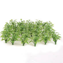 50pcs Green Model Trees Bushes 4.5cm, O Scale Fake Tree for Diorama Scene, Projects, Wargame Scenery Building 2024 - buy cheap