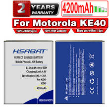 HSABAT 4200mAh KE40 High Capacity Battery for Motorola Moto KE40 Smart Phone 2024 - buy cheap