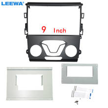 LEEWA-Adaptador de marco de Fascia de Audio para coche, pantalla grande de 9 ", reproductor de DVD, Panel de ajuste para tablero, Kit de marco, # CA6806 2024 - compra barato