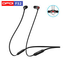 DFOI F52 Bluetooth Earphones Wireless Bluetooth Headphones IPX5 Waterproof Earphone Sport Bluetooth Headphone Neckband Headset 2024 - buy cheap