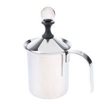 Milk Frother Stainless Steel Coffee Cappuccino Maker Foam Coffee Cup 2024 - buy cheap