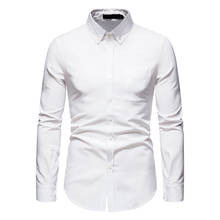 White Shirts Men Patchwork African Ethnic Style Long Sleeve Mens Shirt Splice Print Casual Camisas Work Business Brand Camisa 2022 - buy cheap