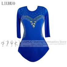 Figure Skating Dress Women Girls Rhinestones Competitions Dress Teens Kids Rhythmic Leotard Artistics Unitards 2024 - buy cheap