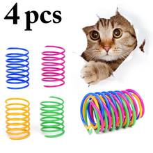 4PCS Funny Pet Toys Cat Spring Toy Creative Cat Interactive Toy Pet Play Toys For Cats Kitten Pet Supplies 2024 - buy cheap
