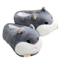 Cute Animal Custom Slippers Special Fur Slippers Hamster Funny Shoes Men Women Winter Slippers Home Slippers Children Indoor 2024 - buy cheap