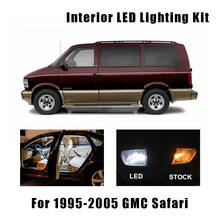 14 Bulbs White Interior LED Car Map Ceiling Light Kit Fit For 1995-2001 2002 2003 2004 2005 GMC Safari Trunk Door License Lamp 2024 - buy cheap
