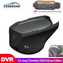 Cámara de salpicadero DVR con Wifi para coche, videocámara de alta configuración, visión nocturna, CCD, hd, para Jeep Cherokee KL 2020, Novatek 96658 2024 - compra barato