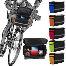 1PC Bike Handlebar Bag Waterproof Folding Bicycle Pannier Front Tube Reflective Basket Outdoor Sports Cycling Equipment 2024 - buy cheap