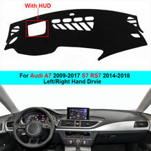 Interior do carro Painel Tampa Mat Traço Tapete Almofada Capa Para Audi S7 RS7 A7 2010 - 2017 2014 - 2018 LHD RHD Carro Styling Tapete 2016 2024 - compre barato