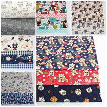 ZENGIA 50x160cm Cat 100% Twill Cotton Fabric For Kids,Sewing Quilting Bed Sheet Fat Quarters Textile Fabric For Baby Child 2024 - buy cheap