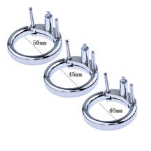 Penis Lock ring Parts for Cock cage 1pc Metal cock Ring, Male Chastity Device Part ring 3 sizes for choice Drop shipping 2024 - buy cheap